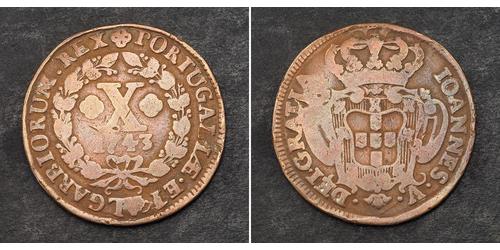 10 Reis Kingdom of Portugal (1139-1910) Copper John V of Portugal (1689-1750)