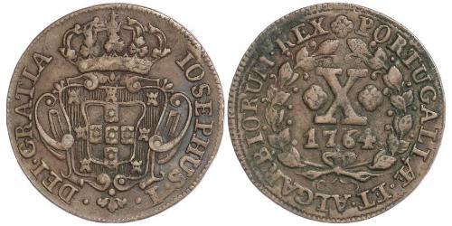 10 Reis Kingdom of Portugal (1139-1910) Copper Joseph I of Portugal (1714-1777)