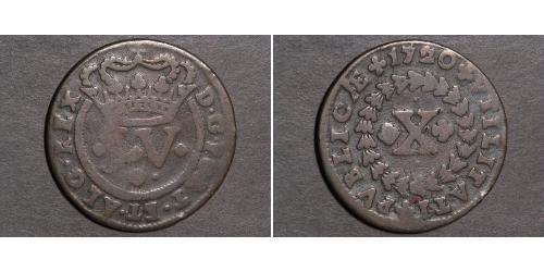10 Reis Kingdom of Portugal (1139-1910) Copper 