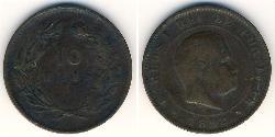 10 Reis Kingdom of Portugal (1139-1910) Kupfer 