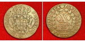 10 Reis Kingdom of Portugal (1139-1910) Kupfer Joseph I of Portugal (1714-1777)