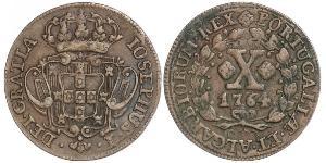 10 Reis Kingdom of Portugal (1139-1910) Kupfer Joseph I of Portugal (1714-1777)