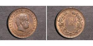 10 Reis Kingdom of Portugal (1139-1910) Kupfer/Nickel  Karl I. von Portugal (1863-1908)