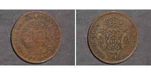10 Reis Azzorre / Regno del Portogallo (1139-1910) Rame 