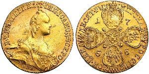 10 Rouble Empire russe (1720-1917) Or Catherine II (1729-1796)