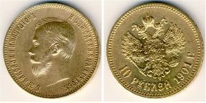 10 Rouble Empire russe (1720-1917) Or Nicolas II (1868-1918)