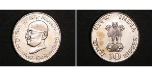 10 Rupee Indien Silber 