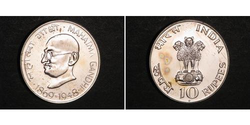 10 Rupee Indien Silber 