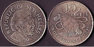 10 Rupee Seychelles (1976 - )  