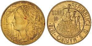 10 Scudo San Marino (301 - ) Oro 