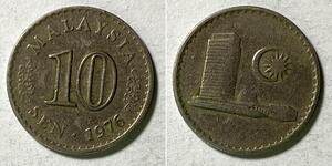 10 Sen Malesia (1957 - ) Rame/Nichel 