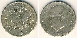 10 Sent Haití (1804 - ) Níquel/Cobre 