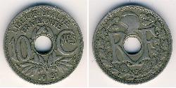 10 Sent 法兰西第三共和国 (1870 - 1940) 镍/銅 