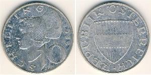 10 Shilling Republic of Austria (1955 - ) Argent 