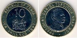 10 Shilling Kenia (1963 - ) Bimetall 