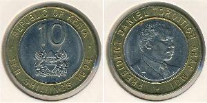 10 Shilling Kenia (1963 - ) Bimetall 
