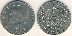 10 Shilling Republic of Austria (1955 - ) Cuivre/Nickel 