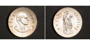 10 Shilling Irlanda (1922 - ) Plata 