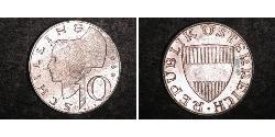 10 Shilling Republic of Austria (1955 - ) Plata 