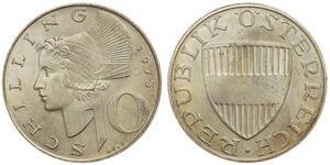 10 Shilling Republic of Austria (1955 - ) Silver 