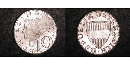 10 Shilling 奥地利 銀 