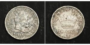 10 Soldo Kingdom of Italy (Napoleonic) (1805–1814) Silver Napoleon (1769 - 1821)