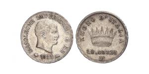 10 Soldo Kingdom of Italy (Napoleonic) (1805–1814) Silver Napoleon (1769 - 1821)