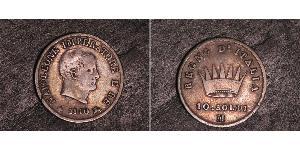 10 Soldo Kingdom of Italy (Napoleonic) (1805–1814) Silver Napoleon (1769 - 1821)
