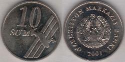 10 Som Usbekistan (1991 - )  