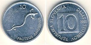 10 Stotinka Slovenia (1991 - ) Aluminium 
