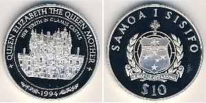 10 Tala Samoa Silber 