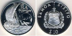 10 Tala Samoa 銀 