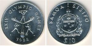 10 Tala 萨摩亚 銀 