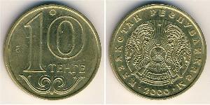 10 Tenge Kazakhstan (1991 - ) Laiton 