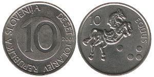 10 Tolar Slovenia (1991 - ) Copper/Nickel 