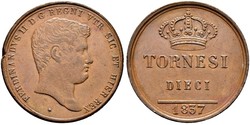 10 Tornesi Italian city-states Медь 