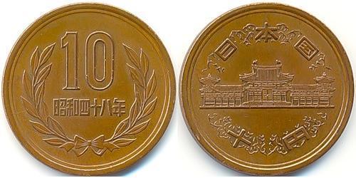 10 Yen Japon Bronze 