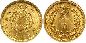10 Yen Giappone Oro 