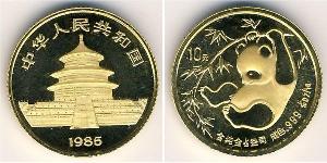 10 Yuan República Popular China Oro 