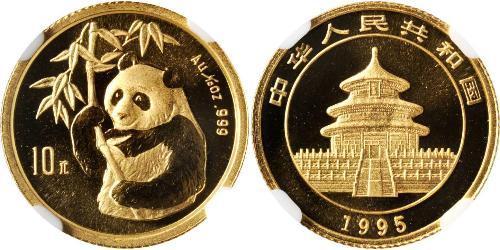 10 Yuan República Popular China Oro 