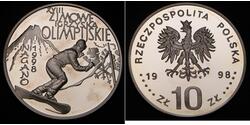 10 Zloty Pologne Argent 