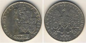 10 Zloty Volksrepublik Polen (1952-1990) Kupfer/Nickel 