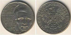 10 Zloty República Popular de Polonia (1952-1990) Níquel/Cobre 