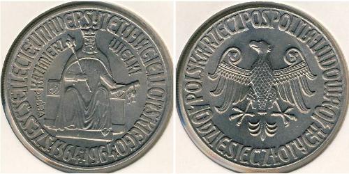 10 Zloty República Popular de Polonia (1952-1990) Níquel/Cobre 