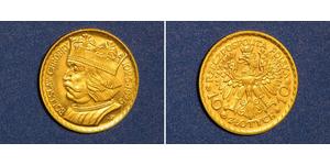 10 Zloty Deuxième République de Pologne (1918 - 1939) Or 