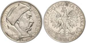 10 Zloty Poland / Second Polish Republic (1918 - 1939) Silver John III Sobieski (1629-1696)