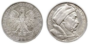10 Zloty Poland / Second Polish Republic (1918 - 1939) Silver John III Sobieski (1629-1696)