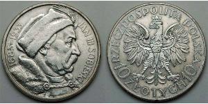 10 Zloty Poland / Second Polish Republic (1918 - 1939) Silver John III Sobieski (1629-1696)