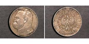 10 Zloty Second Polish Republic (1918 - 1939) Silver Józef Piłsudski