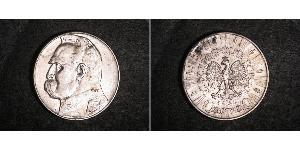 10 Zloty Second Polish Republic (1918 - 1939) Silver Józef Piłsudski
